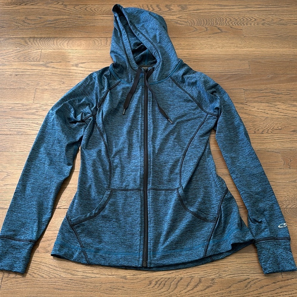 Champion Women’s Blue Hoodie - Size Small